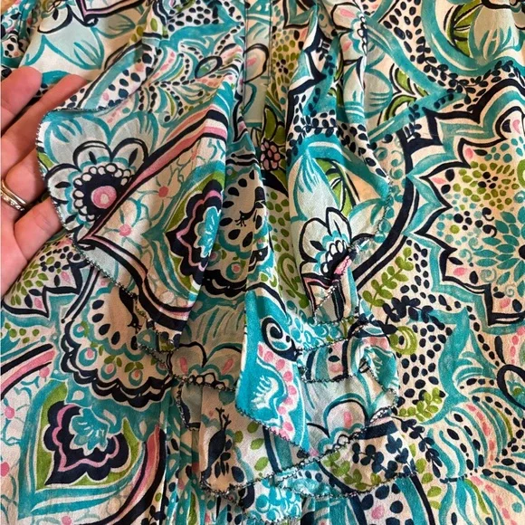 Lilly Pulitzer Multicolor Paisley Tank Top - Picture 3 of 3